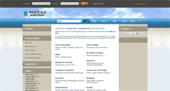 Desktop Screenshot of mccaldirectory.com