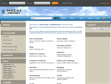 Tablet Screenshot of mccaldirectory.com